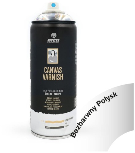 Przejdź do produktu Farba w sprayu 400ml Canvas Varnish Glossy, MTN Colors