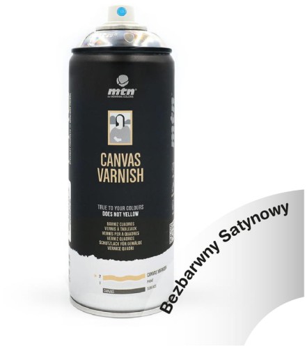 Przejdź do produktu Farba w sprayu 400ml Canvas Varnish Satin, MTN Colors