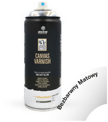 Przejdź do produktu Farba w sprayu 400ml Canvas Varnish Matte, MTN Colors