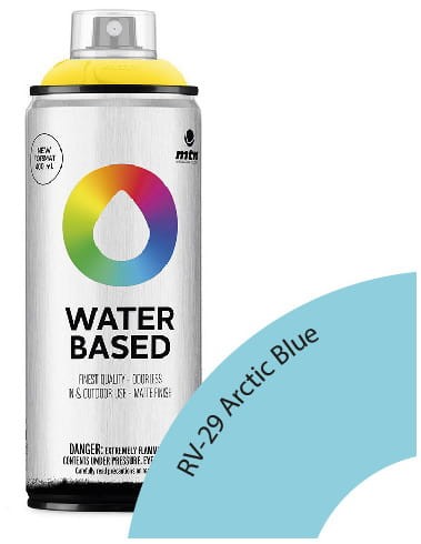 Przejdź do produktu Farba w sprayu 400ml Waterbased Rv-29 Arctic Blue, MTN Colors