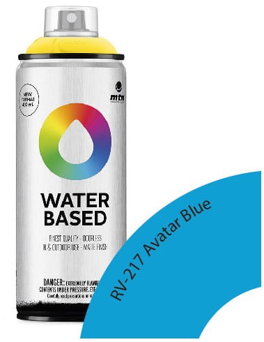 Przejdź do produktu Farba w sprayu 400ml Waterbased Rv-217 Avatar Blue, MTN Colors