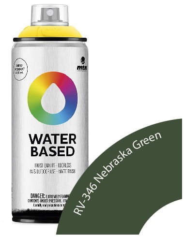 Przejdź do produktu Farba w sprayu 400ml Waterbased Rv-346 Grey Green Dark, MTN Colors