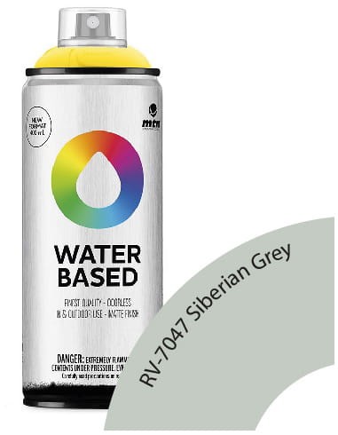 Przejdź do produktu Farba w sprayu 400ml Waterbased Rv-7047 Siberian Grey, MTN Colors