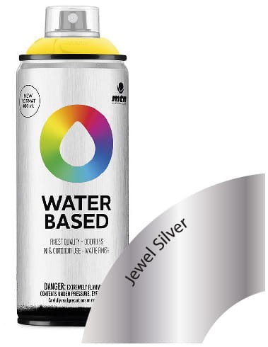 Przejdź do produktu Farba w sprayu 400ml Waterbased Silver, MTN Colors