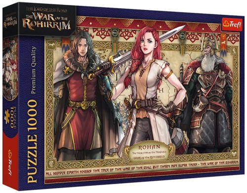 Przejdź do produktu Puzzle 1000-el. Władca Pierścieni: Wojna Rohirrimów, Trefl