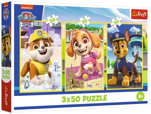 Przejdź do produktu Puzzle 3x50-el. Nasze pieski / Viacom PAW Patrol, Trefl