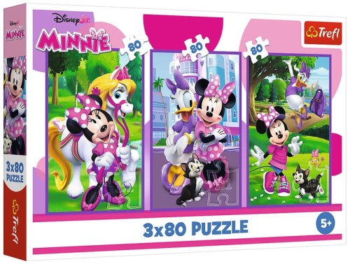 Przejdź do produktu Puzzle 3x80-el. Minnie i przyjaciele / Disney Minnie, Trefl