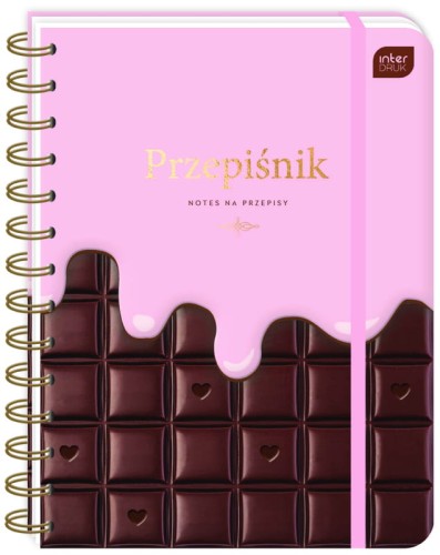 Przejdź do produktu Przepiśnik A5 z gumką Chocolae, Interdruk