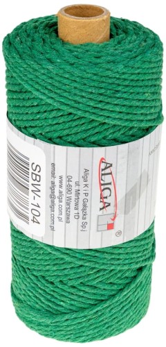 Przejdź do produktu Sznurek bawełniany SBW-104 zielony