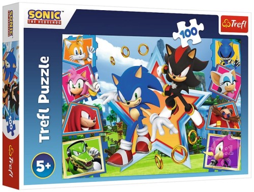 Przejdź do produktu Puzzle 100el Poznaj Sonica / SEGA Sonic The Headge