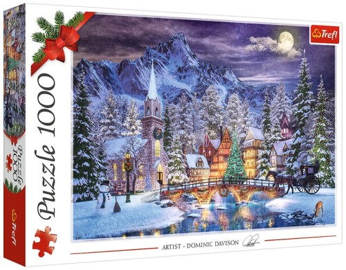 Przejdź do produktu Puzzle 1000el Świąteczna atmosfera Trefl