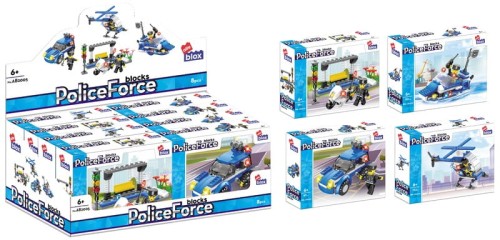 Przejdź do produktu Klocki konstrukcyjne Alleblox policja 96-104el. 47