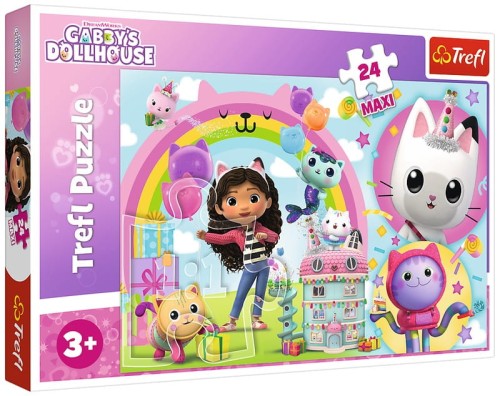 Przejdź do produktu Puzzle 24el Maxi Wesoła Gabi. Koci Domek Gabi 1435
