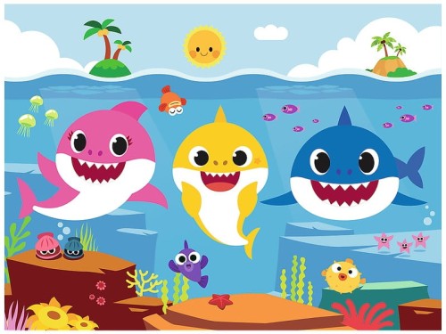 Przejdź do produktu Puzzle 30el Podwodny świat rekinów. Baby Shark 182