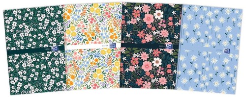 Przejdź do produktu Kalendarz książkowy szkolny 12x18 Flowers 2023/24, Oxford