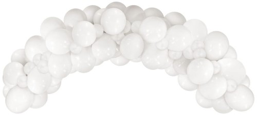 Przejdź do produktu Girlanda balonowa B&C biała, 70 szt., GoDan