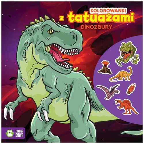 Przejdź do produktu Kolorowanki z tatuażami. Dinozaury 9788382992038