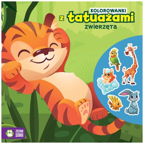 Przejdź do produktu Kolorowanki z tatuażami. Zwierzęta 9788382992052