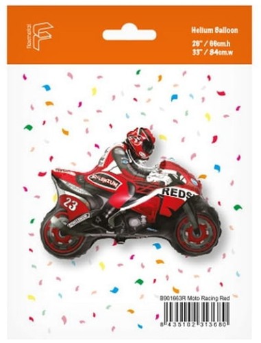 Przejdź do produktu Balon foliowy 24"" FX - ""Motor"" (czerwony), pakowany, GoDan