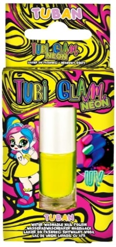 Przejdź do produktu Lakier do paznokci Tubi glam - żółty neonowy, Tuban