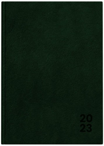 Przejdź do produktu Kalendarz książkowy A5 2023 Basic ciemnozielony, Top-2000