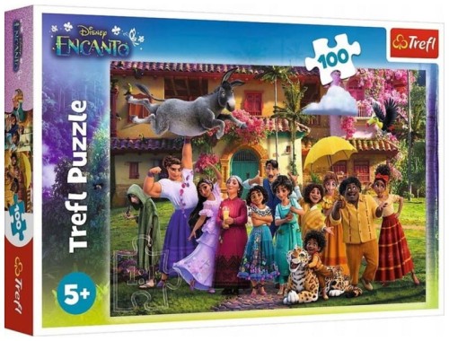 Przejdź do produktu Puzzle 100el Magia czeka w Encanto 16445 Trefl