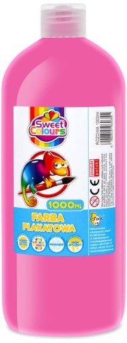 Przejdź do produktu OT FARBA PLAKATOWA 1000ML RÓŻOWA