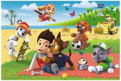 Przejdź do produktu Puzzle 24el Maxi Zabawa na kocu. PAW PATROL Psi Pa