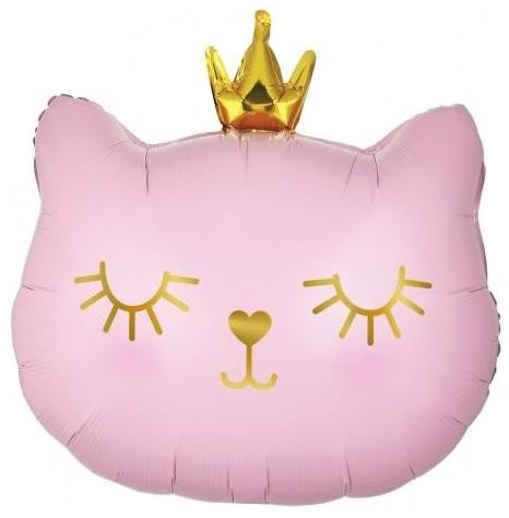 Przejdź do produktu Balon foliowy kotek, 42x39,5 cm Godan