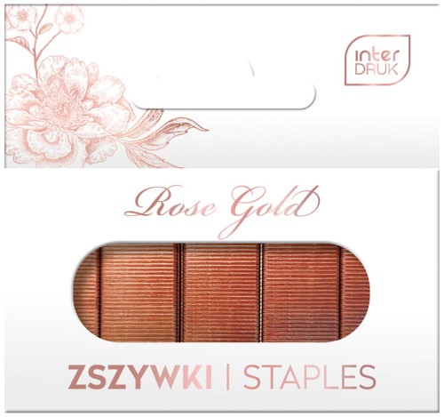 Przejdź do produktu INT Zszywki 1000szt. 24/6 ROSE GOLD