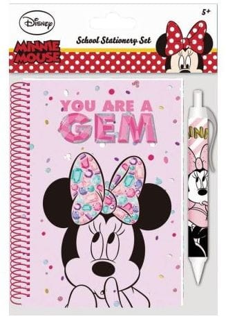 Przejdź do produktu Zestaw szkolny zeszyt i dlugopis Minnie Calibra