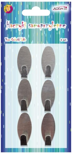 Przejdź do produktu Haczyki samoprzylepne PH-2860 metalowe, rozm.1,5x