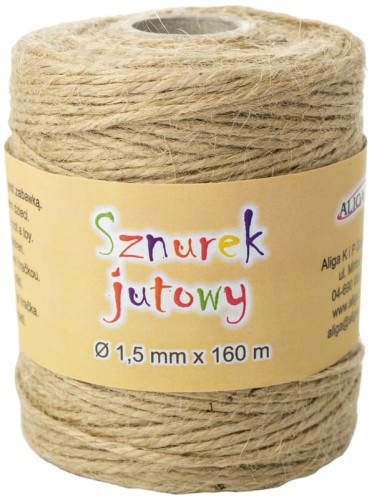 Przejdź do produktu Sznurek jutowy 1,5mm x 160m SZJ-4482, Aliga