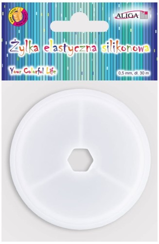 Przejdź do produktu Żyłka silikonowa elastyczna 0,5mm dł.30m DA-9938, Aliga