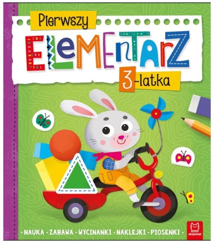 Przejdź do produktu Pierwszy elementarz 3-latka. Nauka, zabawa, wycina