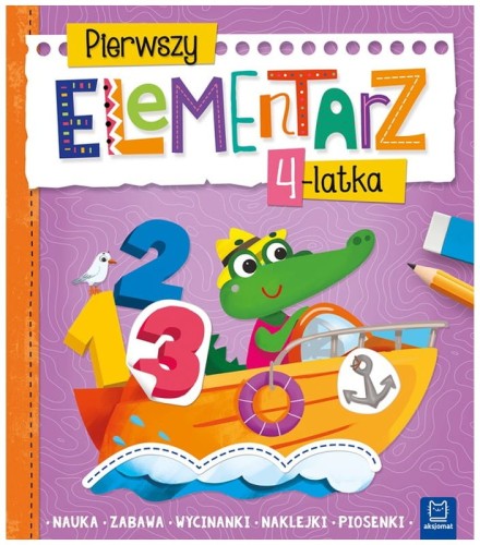 Przejdź do produktu Pierwszy elementarz 4-latka. Nauka, zabawa, wycina