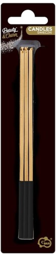 Przejdź do produktu Świeczki B&C Magiczny Płomień, miedziane, 3x3x150mm, 6 szt., GoDan
