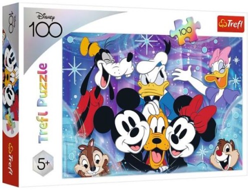 Przejdź do produktu Puzzle 100el W świecie Disney jest wesoło 16462 Tr