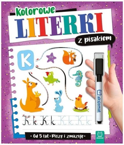 Przejdź do produktu Kolorowe literki z pisakiem Pisze i zmazuję od 5lat