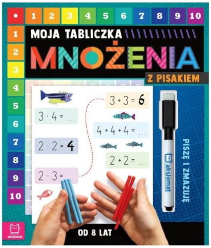 Przejdź do produktu Moja tabliczka mnożenia z pisakiem od 8 lat
