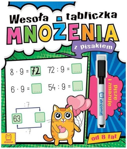 Przejdź do produktu Wesoła tabliczka mnożenia z pisakiem od 8 lat