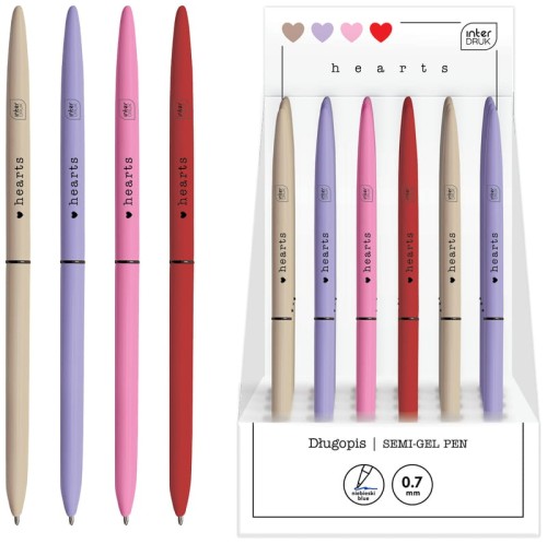 Przejdź do produktu DŁUGOPIS SLIM HEARTS 24 SZT. 7130