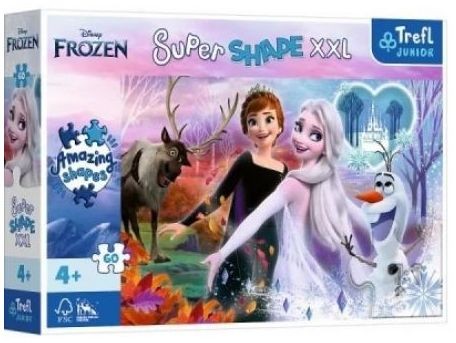 Przejdź do produktu Puzzle 60el Super Shape XXL Kraina Lodu - Tańczące