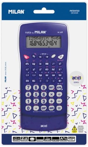 Przejdź do produktu KALKULATOR MILAN NAUKOWY 228 NIEB