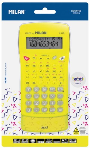 Przejdź do produktu KALKULATOR NAUKOWY 228 FUNKCJI ŻÓŁT