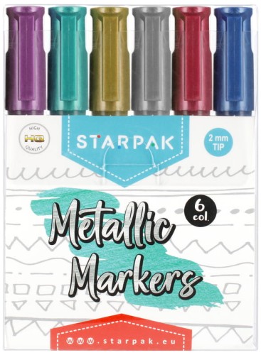 Przejdź do produktu MARKER METALC OKR 6KOL STK WB 12/72