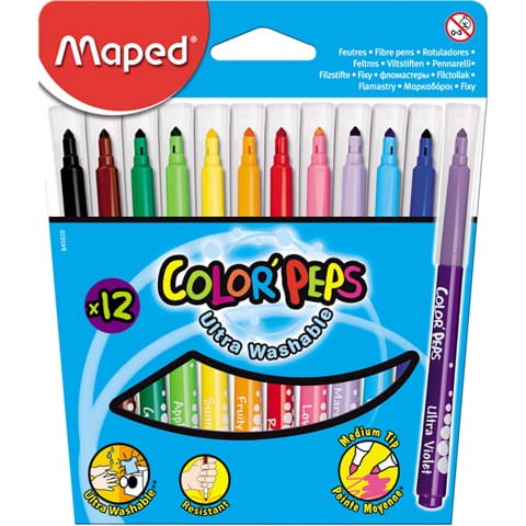 Przejdź do produktu Flamastry Maped Color'Peps Ultra Clean