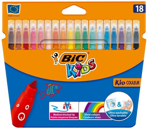 Przejdź do produktu BIC FLAMASTRY KIDS KID COULEUR 18KOL