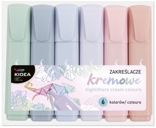 Przejdź do produktu ZAKREŚLACZE KREMOWE 6 KOLORÓW KIDEA 7395