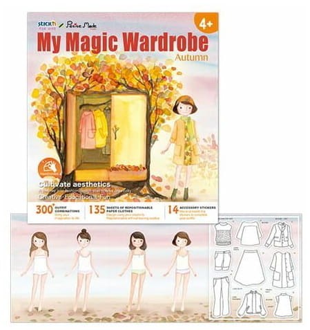 Przejdź do produktu Książka do zabawy Moja magiczna garderoba – Jesień, Sticken